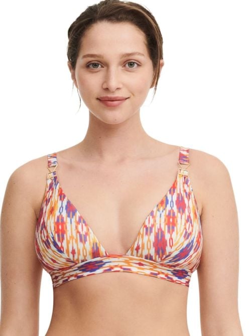 Devotion bikini triangle bra, pattern