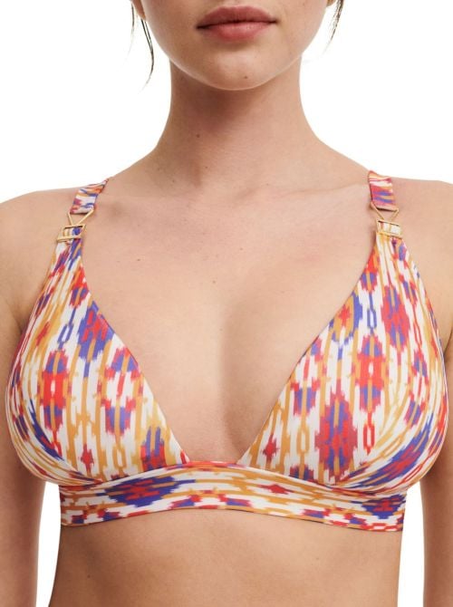 Devotion bikini triangle bra, pattern