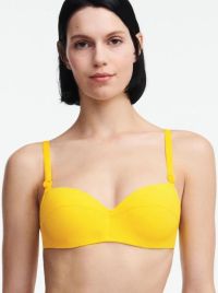 Celestial bikini balcony bra, yellow