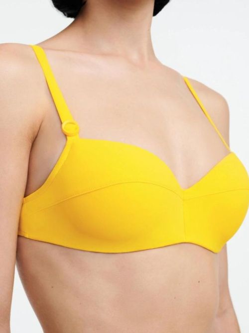 Celestial bikini balcony bra, yellow