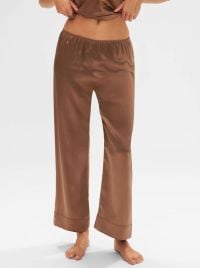 Dream pantalone in seta, caffelatte