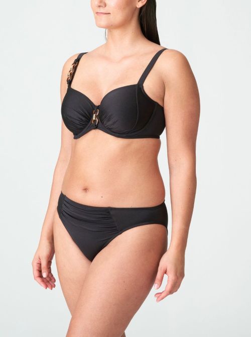 Barrani slip per bikini, marrone scuro