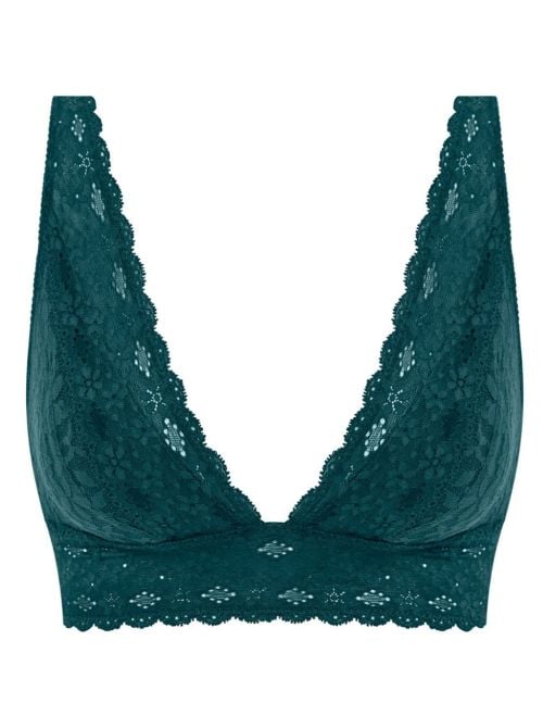 Halo Lace bralette, verde