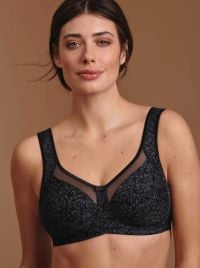 Clara Art Reggiseno senza ferretto, nero