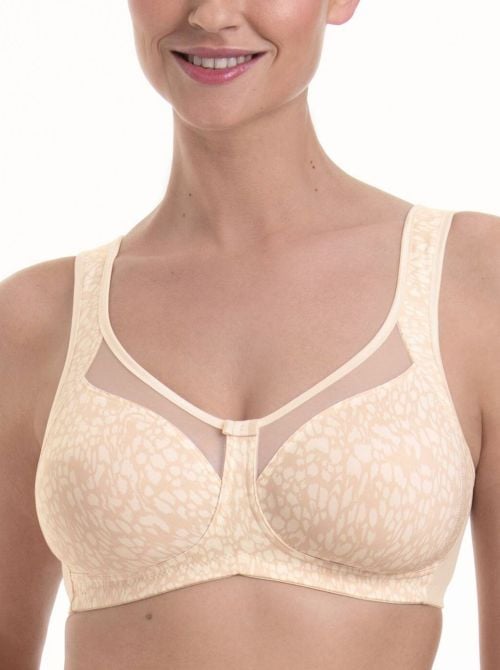 Clara Art Reggiseno senza ferretto coppa liscia, smart rose