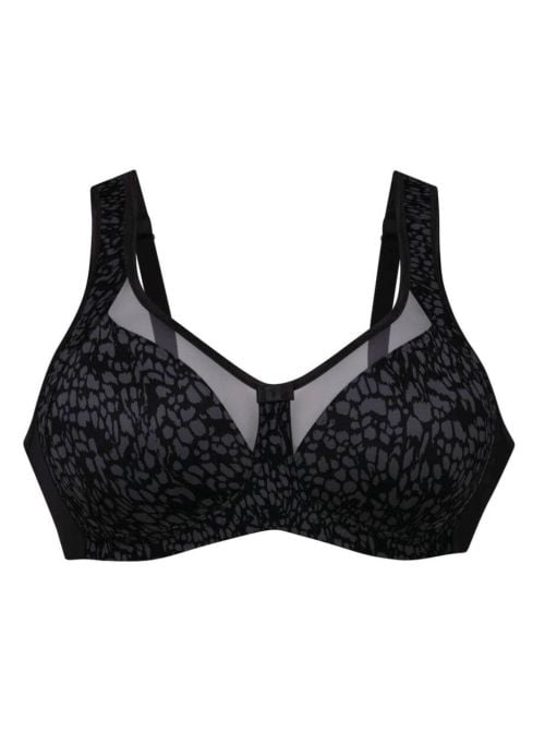 Clara Art Reggiseno senza ferretto coppa liscia, nero