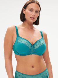 Delice Underwire bra with deep cups, blue atoll