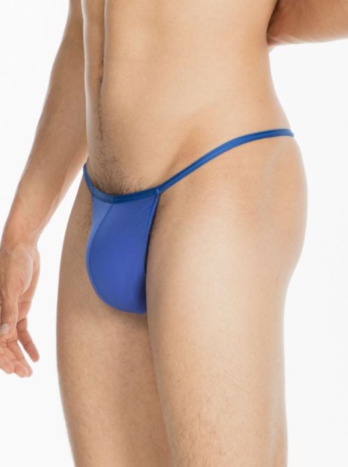 Plume G-String men's string, blue