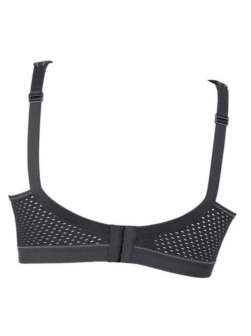 5529 reggiseno sportivo senza ferretto, nero