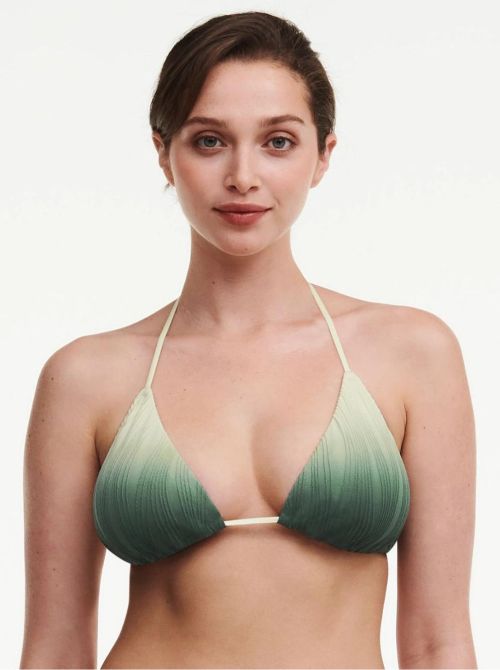 Chantelle Pulp Swim One Sizebkini triangle bra, green