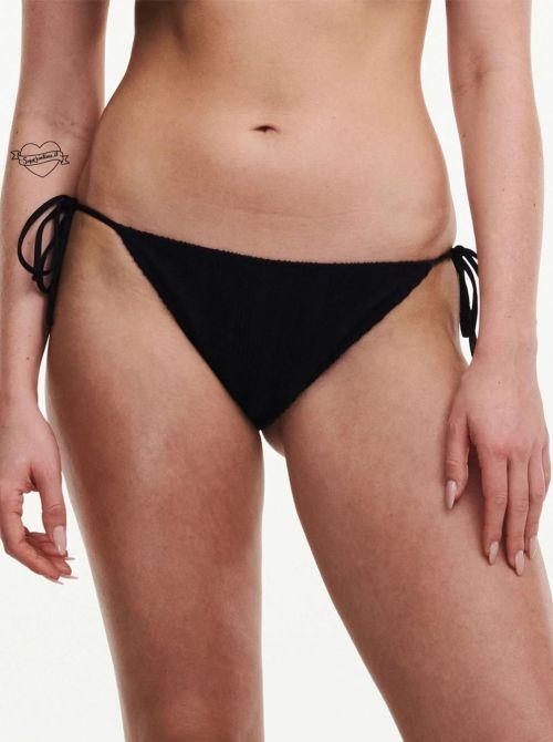 Chantelle Pulp Swim One Size slip per bikini con laccetti, nero CHANTELLE
