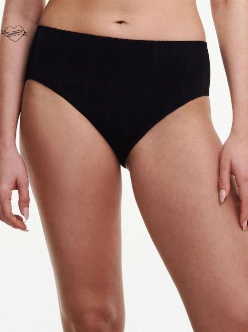 Chantelle Pulp Swim One Size slip per bikini a vita alta, nero