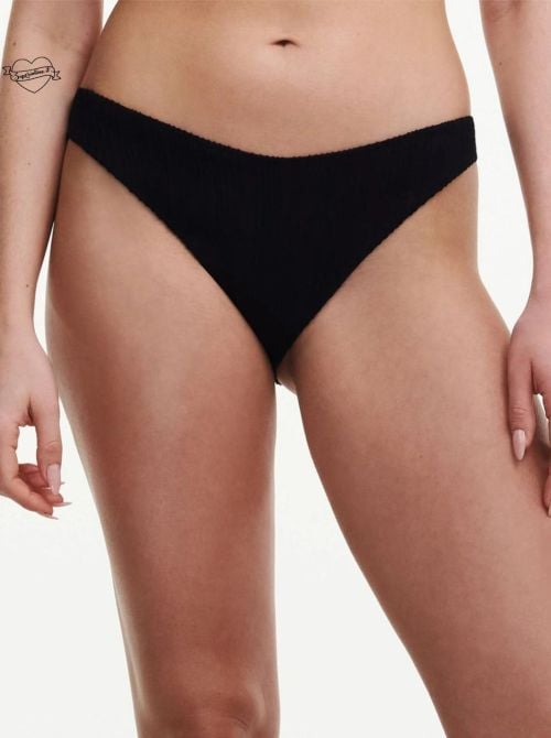 Chantelle Pulp Swim One Sizebkini brief, black CHANTELLE