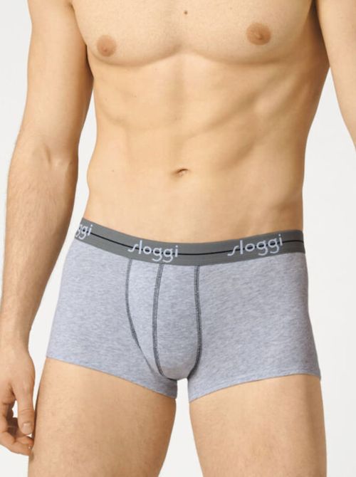 Sloggi Start Hip confezione da 2 boxer, grigio/nero