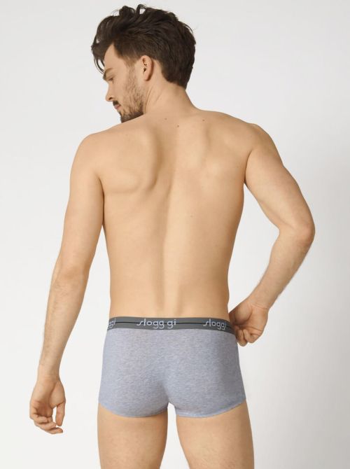 Sloggi Start Hip confezione da 2 boxer, grigio/nero