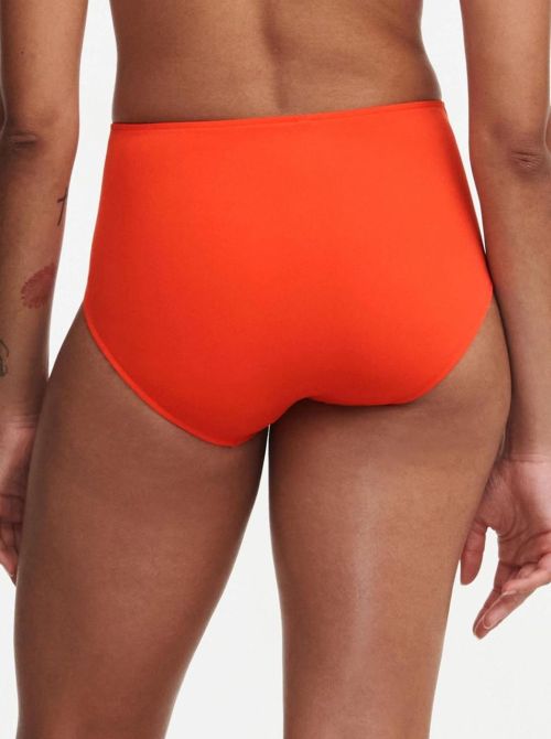 Glow highwaisted bikini briefs, orange