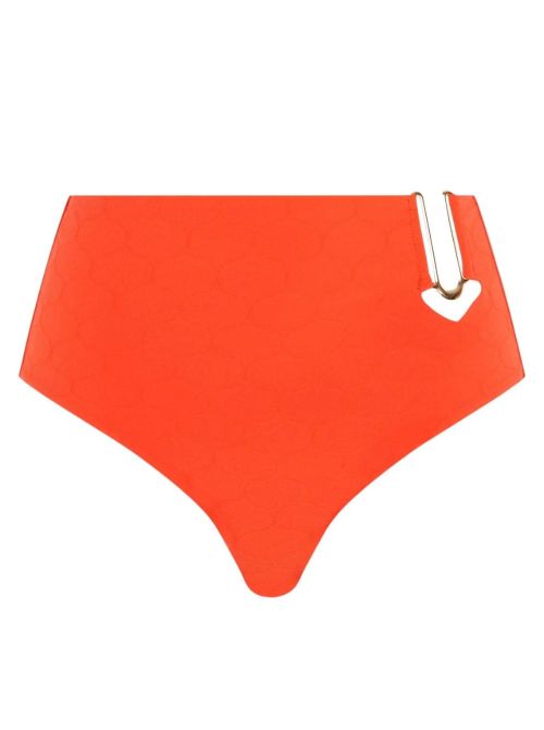 Glow slip alto per bikini, arancio
