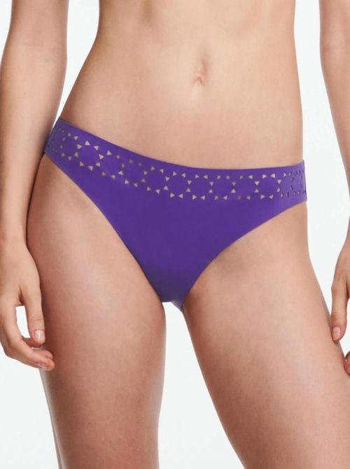 Pure Solar bikini briefs, violet CHANTELLE