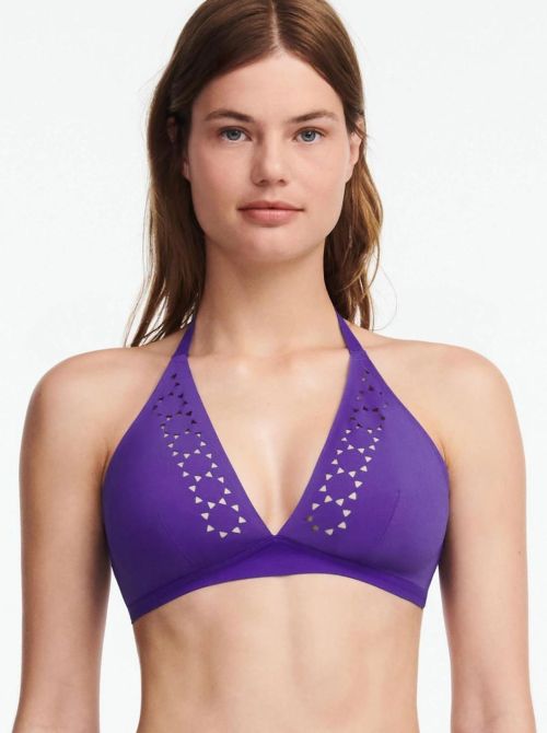 Pure Solar bikini bra, violet