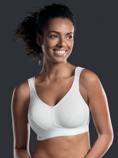 5527 sport bra, white