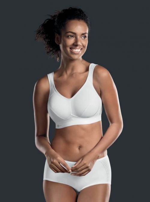 5527 reggiseno sportivo senza ferretto, bianco ANITA ACTIVE