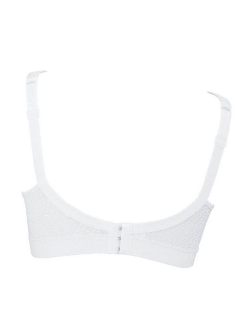 5527 reggiseno sportivo senza ferretto, bianco