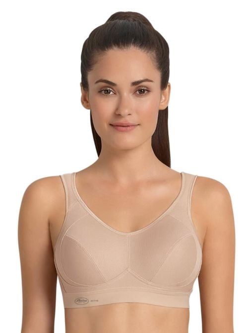 5527 reggiseno sportivo senza ferretto, desert