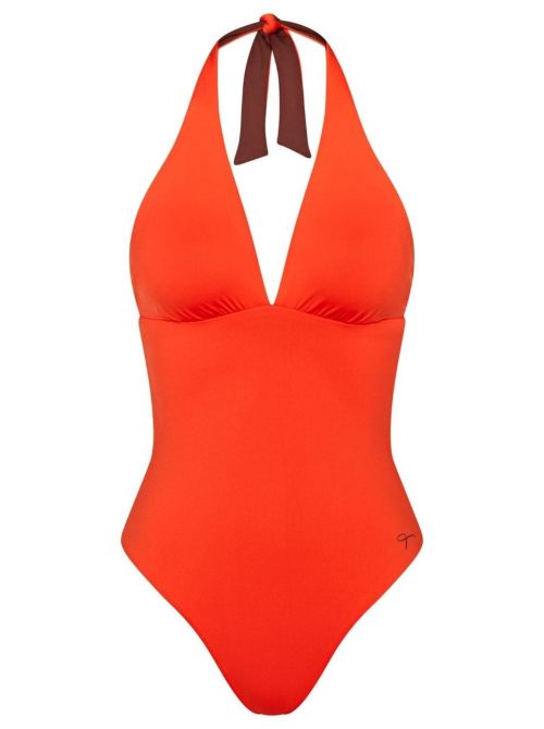 Free Smart swimsuit, mandarin red
