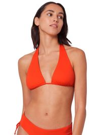 Free Smart triangolo per bikini, reversibile mandarin red