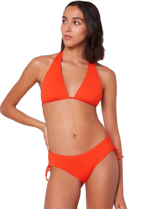 Free Smart slip midi  per bikini, reversibile mandarin red