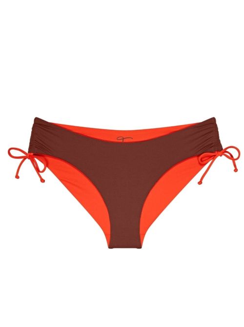 Free Smart slip midi  per bikini, reversibile mandarin red