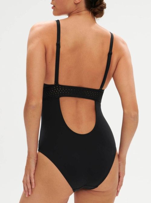 Hoya wired swimsuit, black