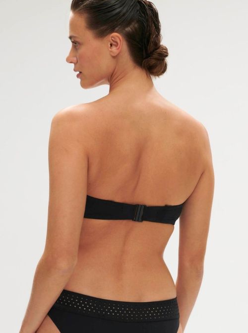 Hoya fascia per bikini con ferretto, nero