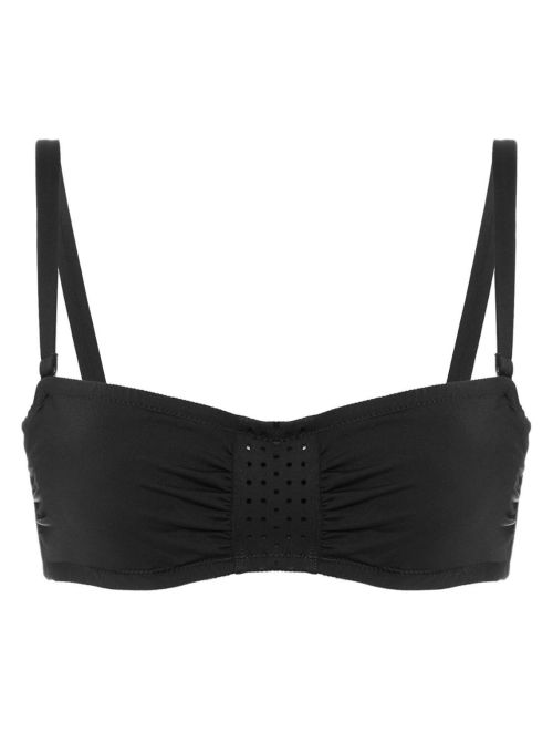 Hoya fascia per bikini con ferretto, nero