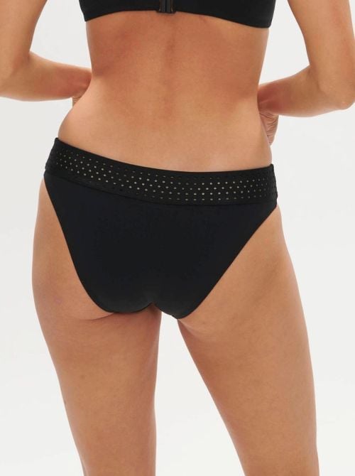 Hoya slip per bikini, nero
