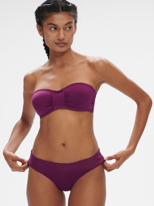 Hoya fascia per bikini con ferretto, mora