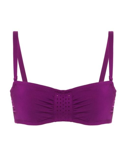 Hoya fascia per bikini con ferretto, mora