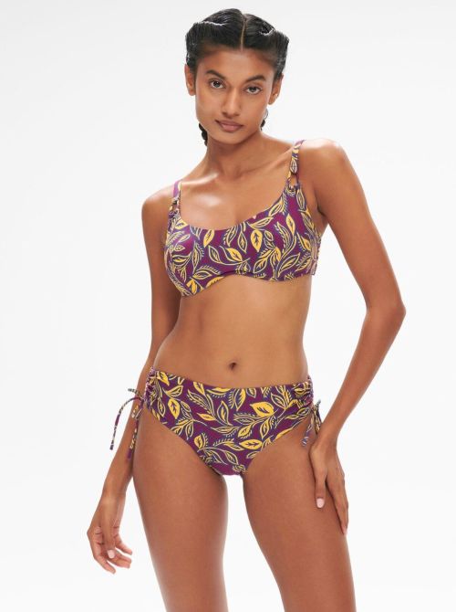 Melia slip per bikini a vita alta