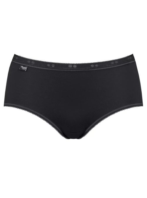 Sloggi Basic Midi 2 Slip, nero