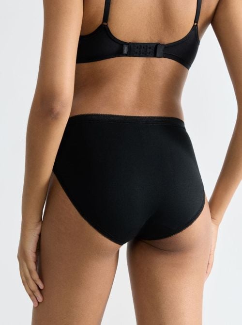 Sloggi Basic Tai 2 Slip in cotone, nero
