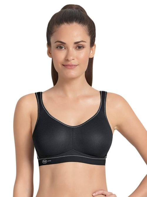 5533 Air Control reggiseno sportivo senza ferretto, nero