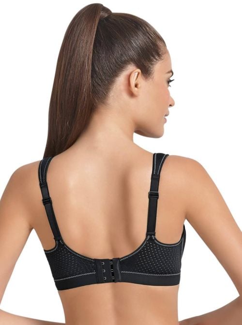 5533 Air Control reggiseno sportivo senza ferretto, nero