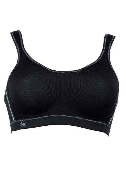 5533 Air Control reggiseno sportivo senza ferretto, nero