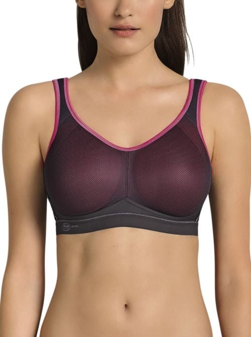 5533 Air Control sport bra, pink-anthracite