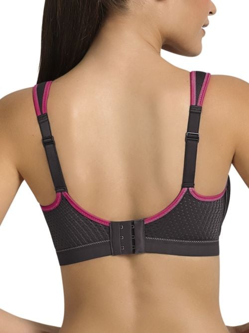 5533 Air Control reggiseno sportivo senza ferretto, pink-antracite