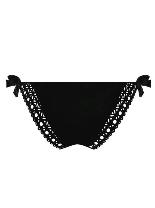 Ajourage Couture bikini bottom, black