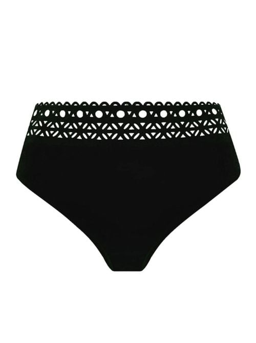 Ajourage Couture slip vita alta, nero