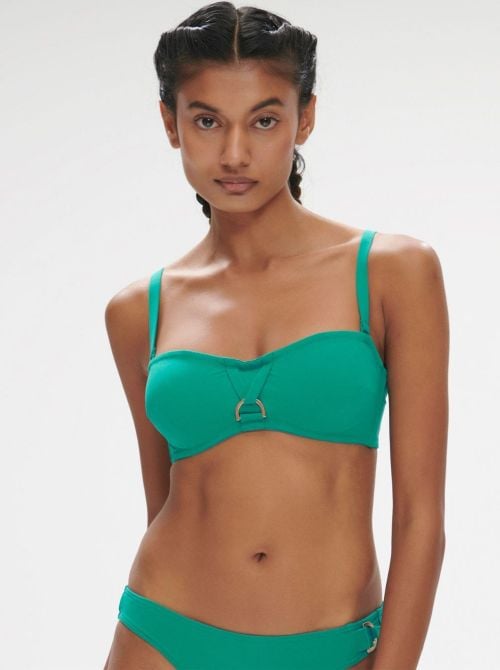 Palmeraie fascia per bikini, verde