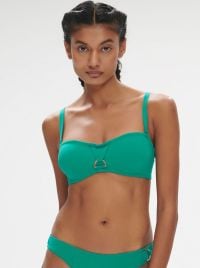 Palmeraie fascia per bikini, verde