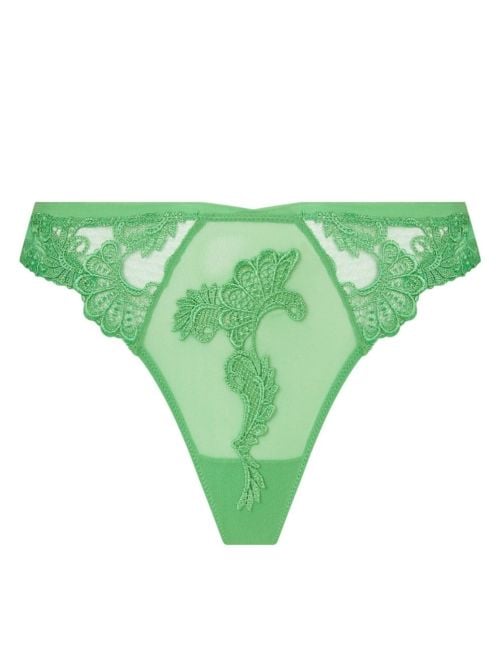 Dressing Floral tanga, verde